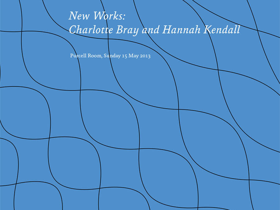 Southbank, London: Charlotte Bray and Hannah Kendall